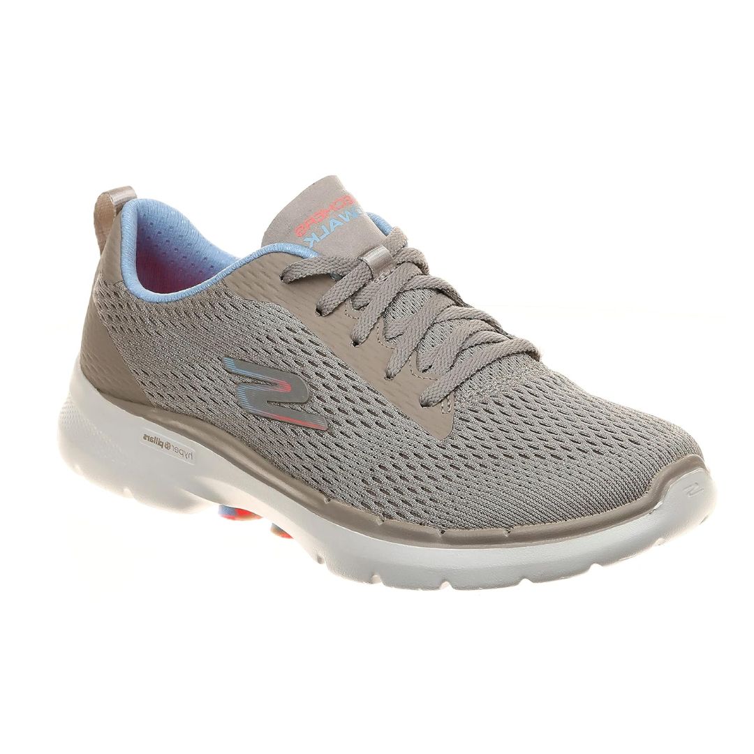 Skechers Ladies Go Walk 6 High Energy Natural Blue