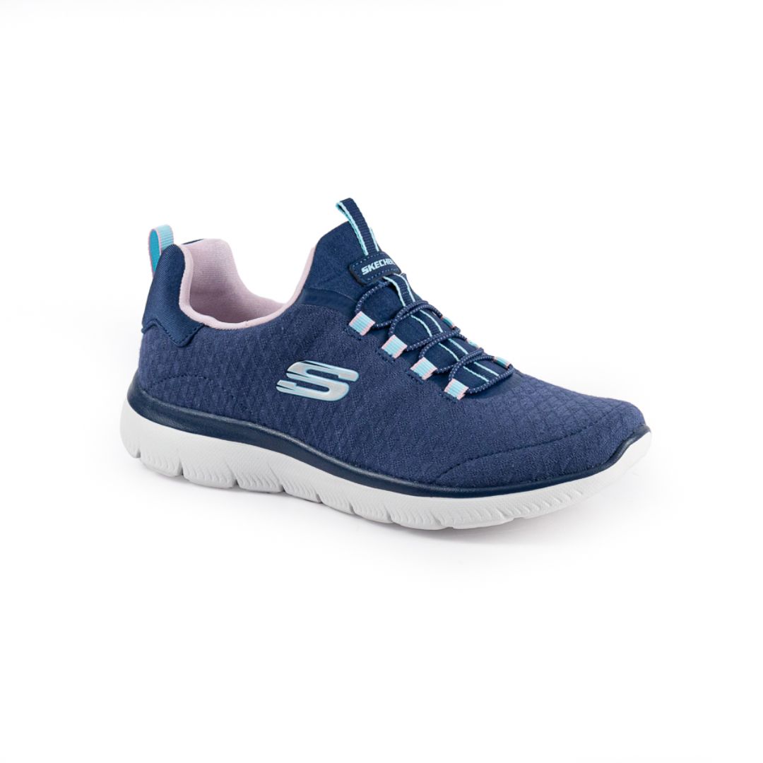 Skechers Ladies Summits Abstract Navy/Multi