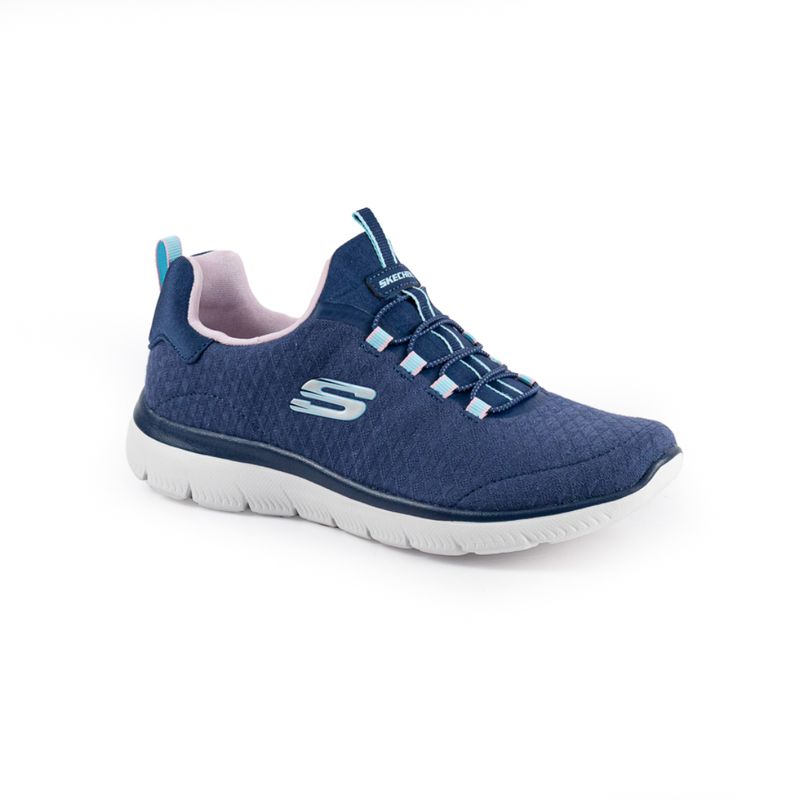 Skechers Ladies Summits Abstract Navy/Multi