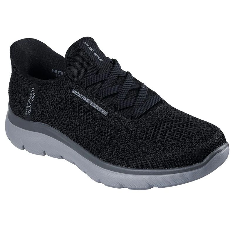 Skechers Mens Summits Black & Charcoal