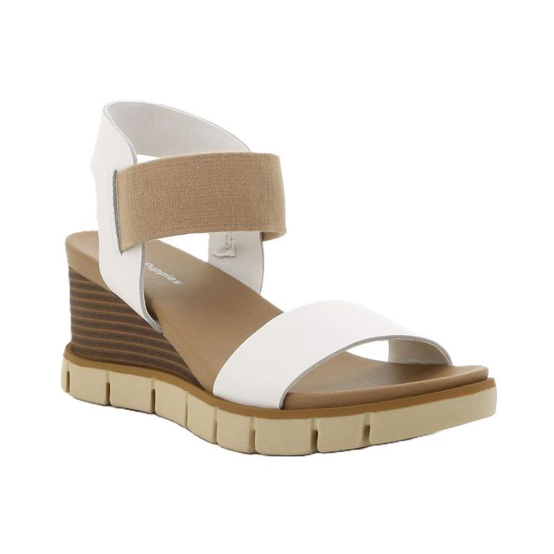 Hush Puppies Freja White Nappa Leather/Elastic