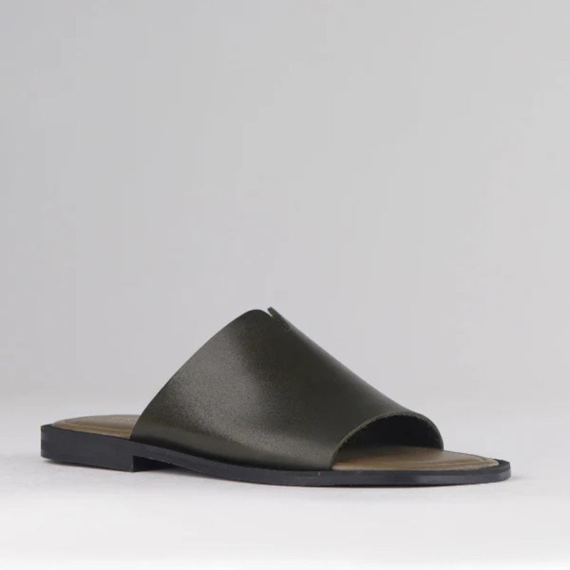 Froggie Slip On Forest Green Sandal