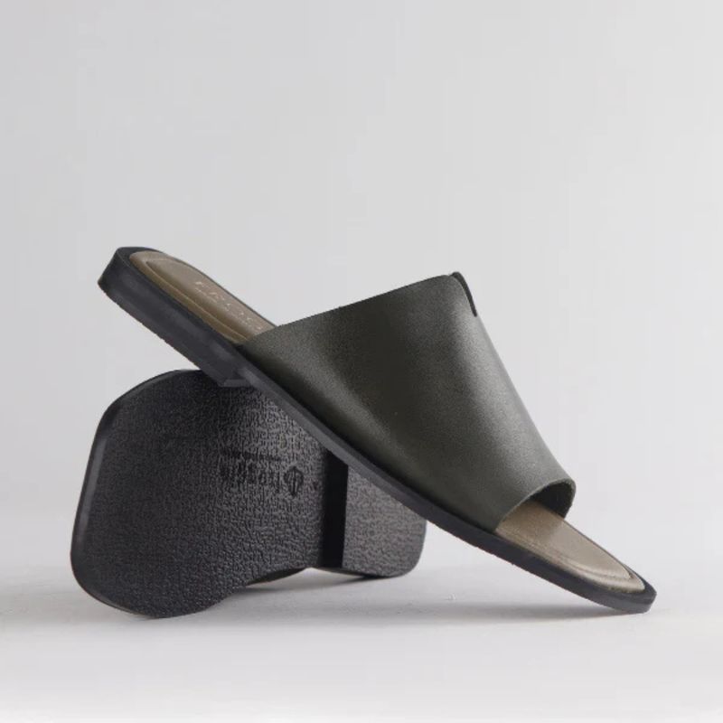 Froggie Slip On Forest Green Sandal