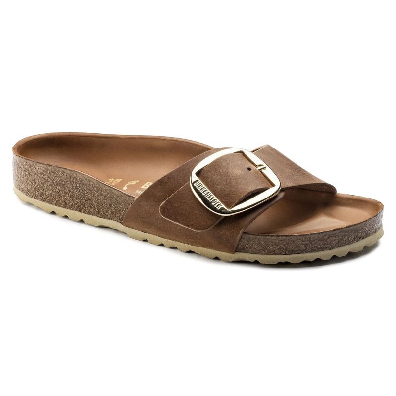 Birkenstock Madrid Big Buckle Cognac