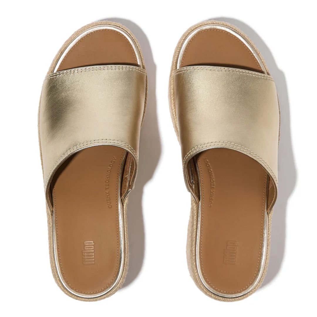 FitFlop Platform Espadrille Platino