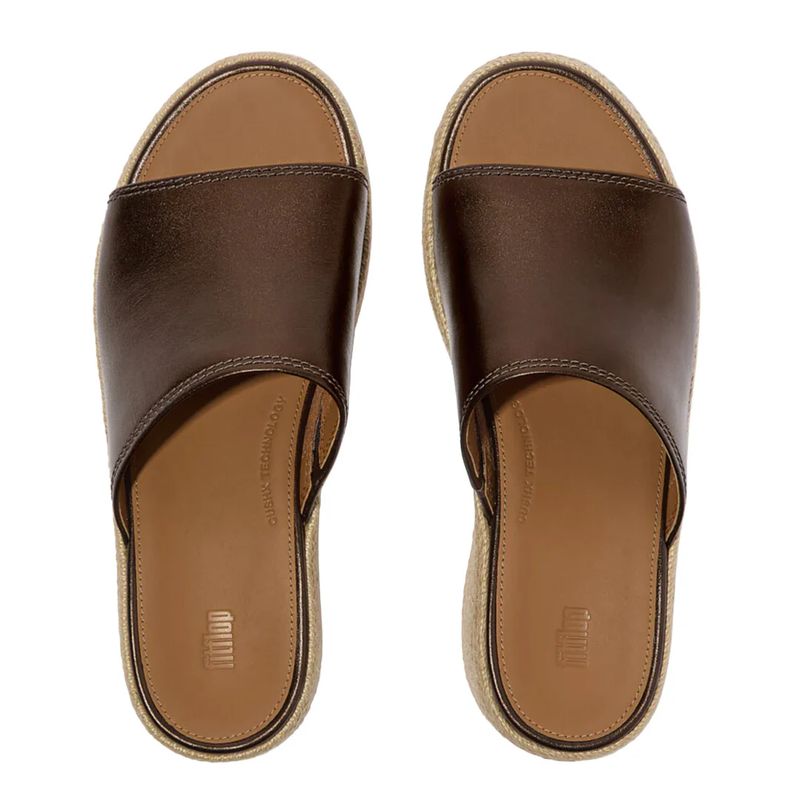 FitFlop Platform Espadrille Choc Brown