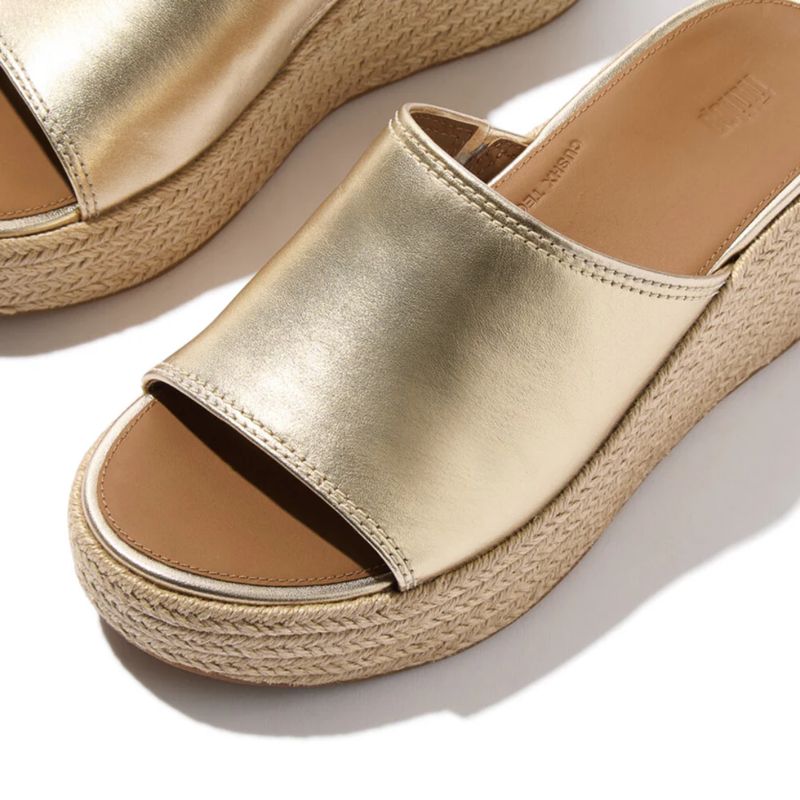 FitFlop Platform Espadrille Platino