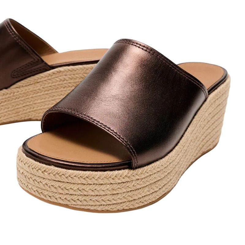 FitFlop Platform Espadrille Choc Brown