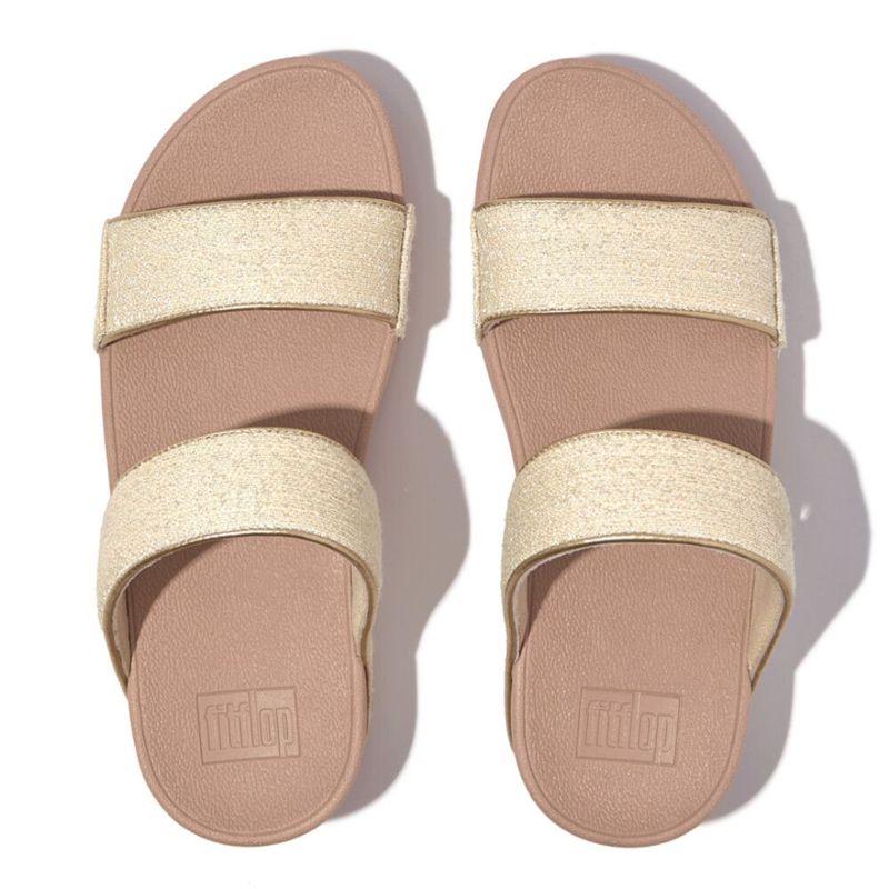 FitFlop Lulu Shimmer Weave Stone