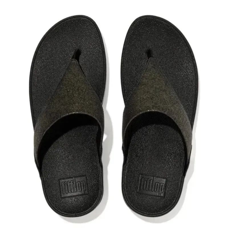 FitFlop Lulu Shimmer All Black