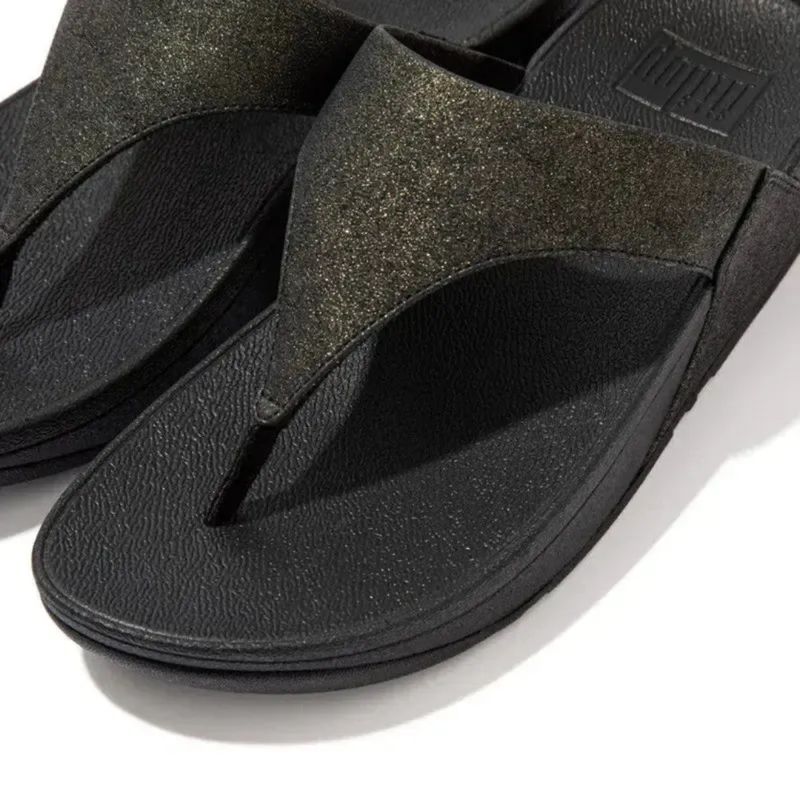 FitFlop Lulu Shimmer All Black