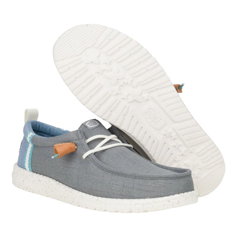 Hey Dude Wally Craft Monument Grey/Faded Denim