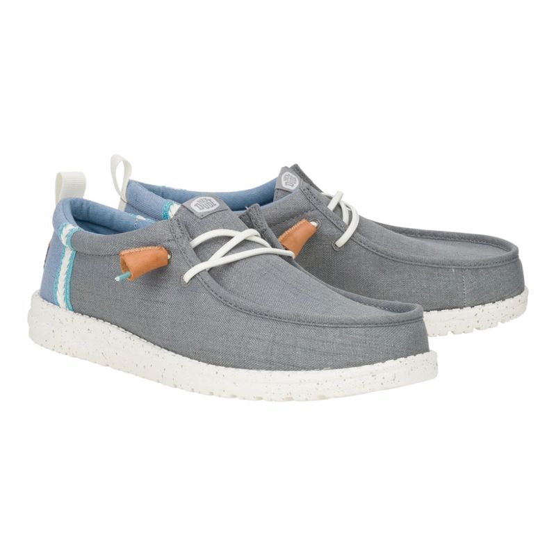 Hey Dude Wally Craft Monument Grey/Faded Denim