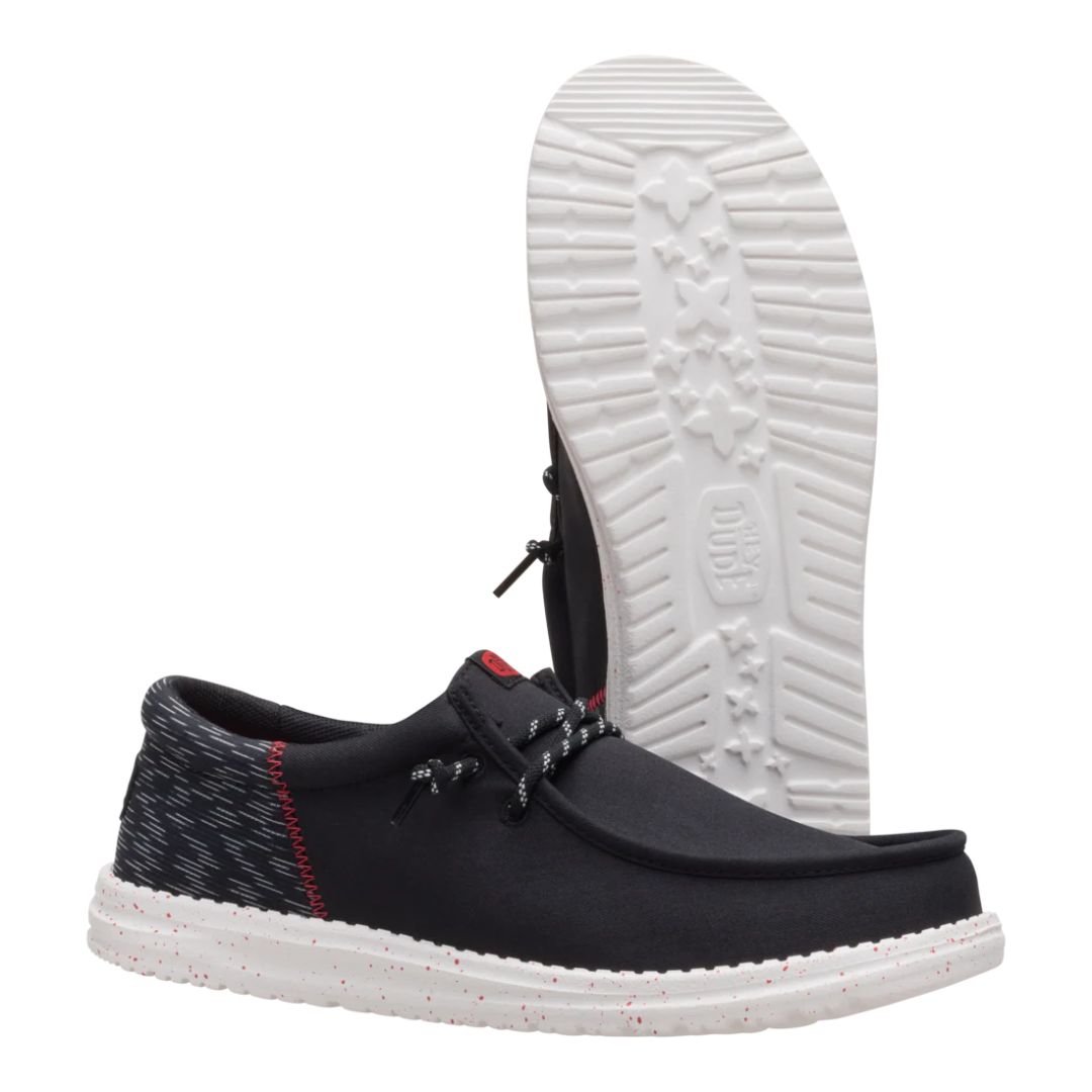 Hey Dude Wally Funk Jersey Jacquard Black/Multi