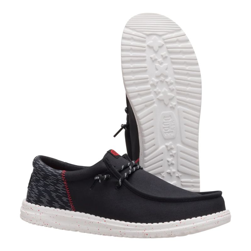 Hey Dude Wally Funk Jersey Jacquard Black/Multi