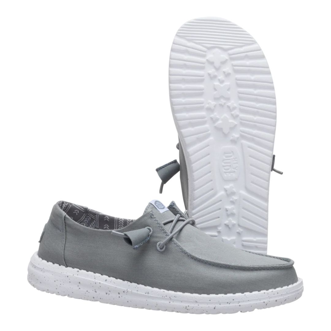 Hey Dude Wendy Stretch Canvas Monument Grey