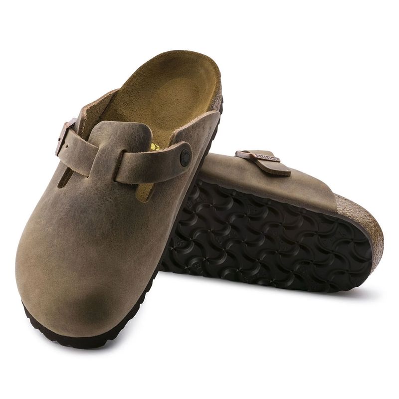 Birkenstock Boston Tobacco Brown Oiled Leather