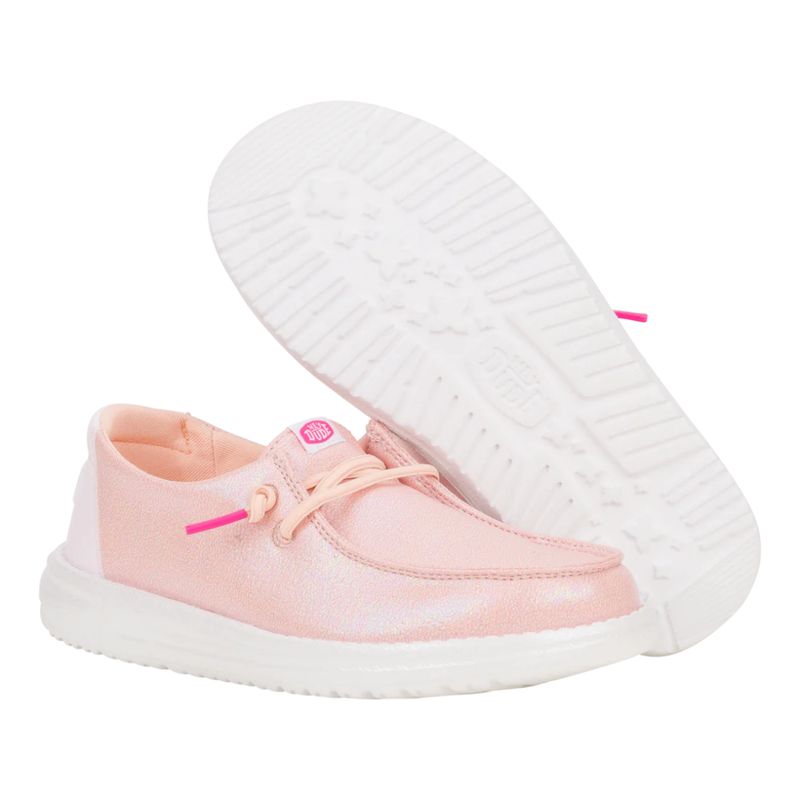 Hey Dude Wendy Y Iridescent Sparkle Pink
