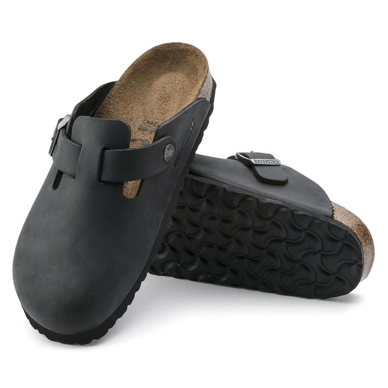 Birkenstock Boston Oiled Leather Black