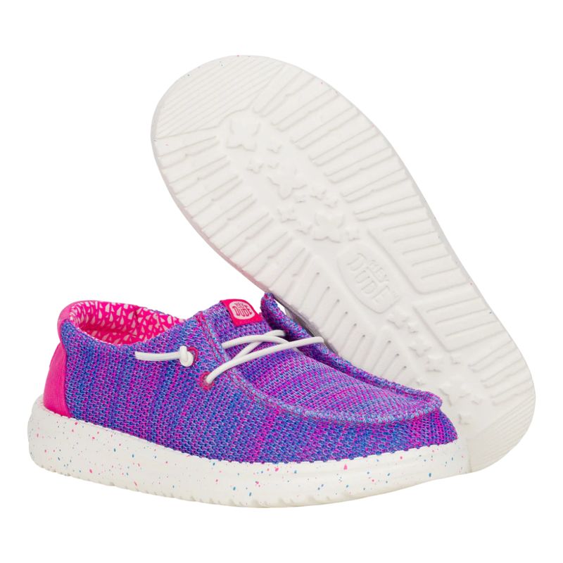 Hey Dude Wendy Y Stretch Sox Pink Multi
