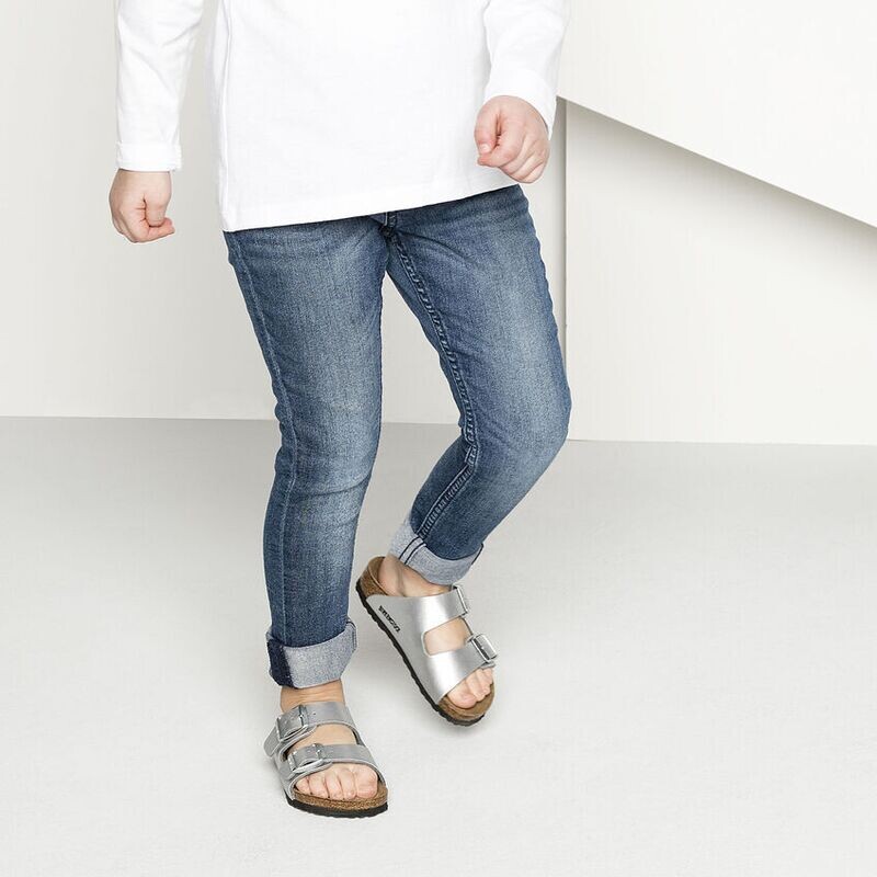Birkenstock Arizona Birko- Flor Silver
