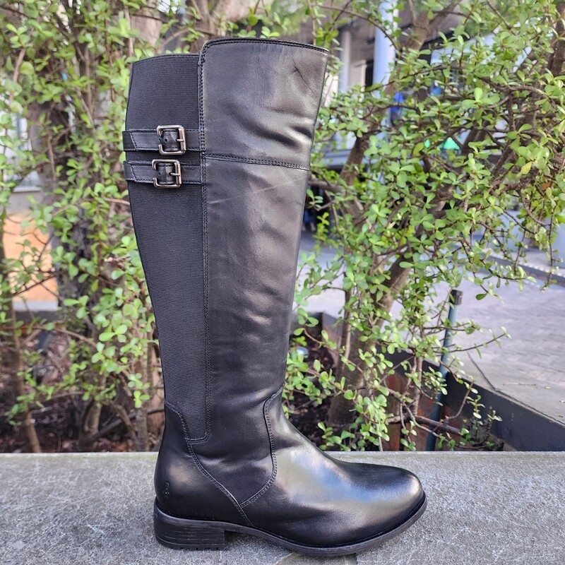Hush Puppies Arla Black Sheep Crust Leather