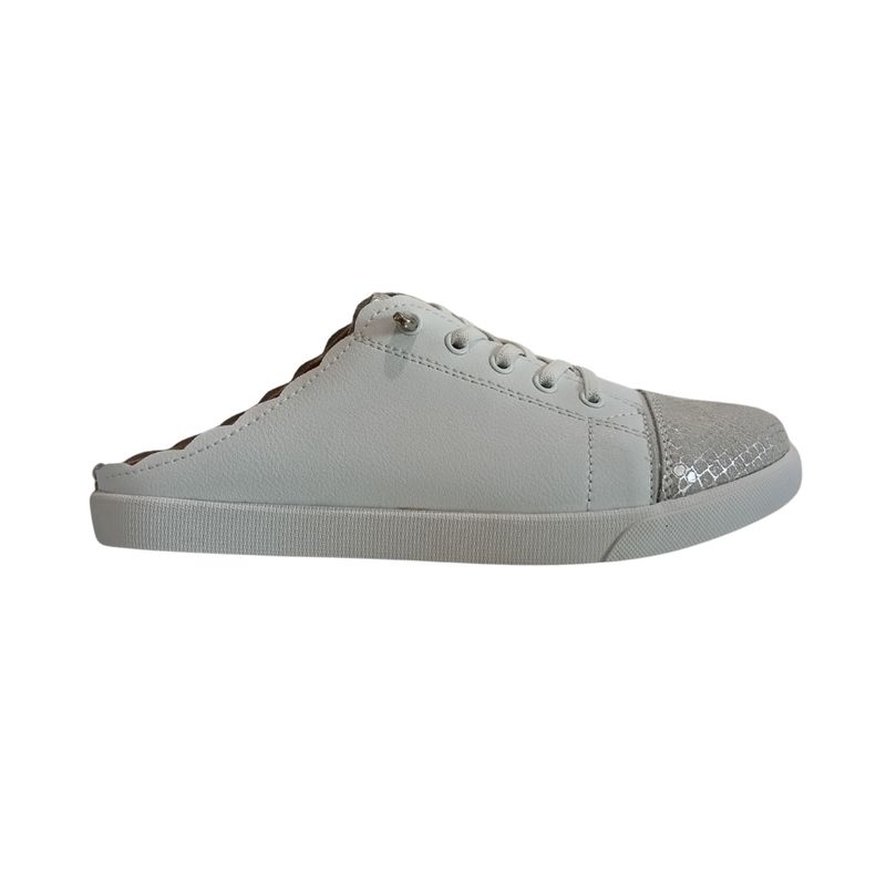 Julz Luke White Silver Toe Julz Luke White Silver Toe