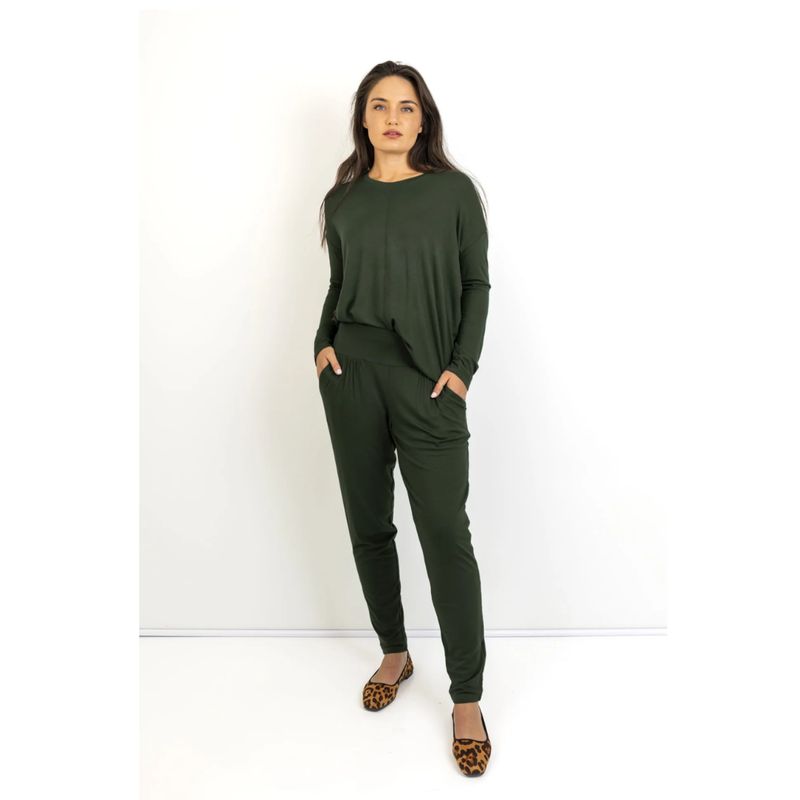 Slick Roxanne - Khaki Classic Pant