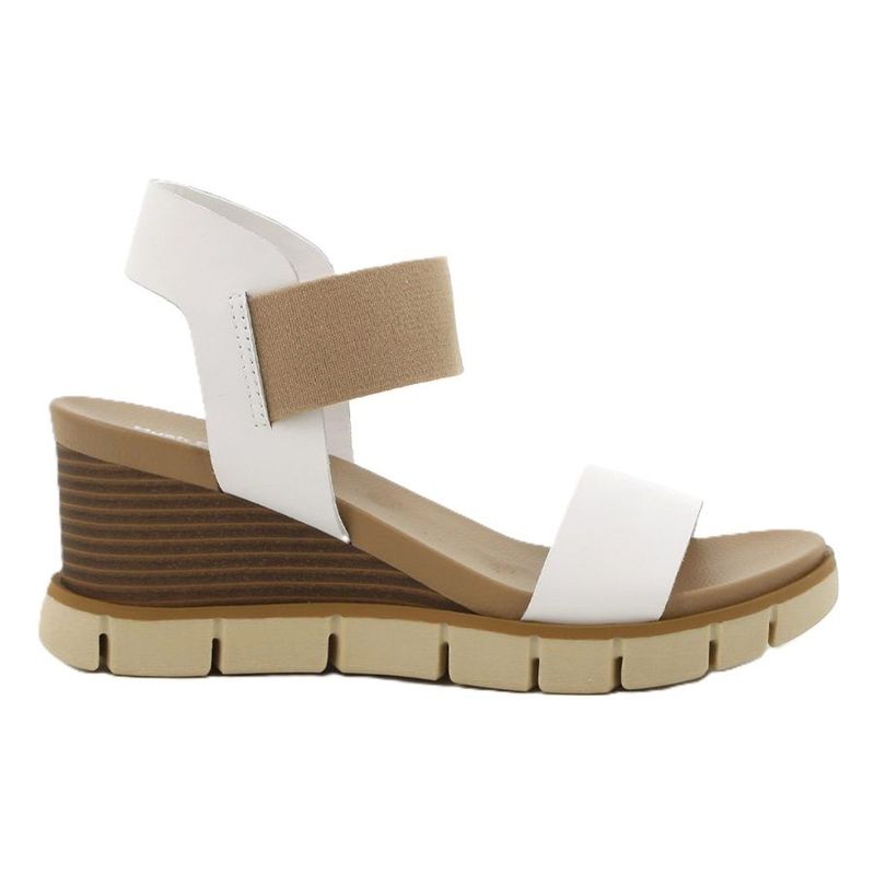 Hush Puppies Freja White Nappa Leather/Elastic