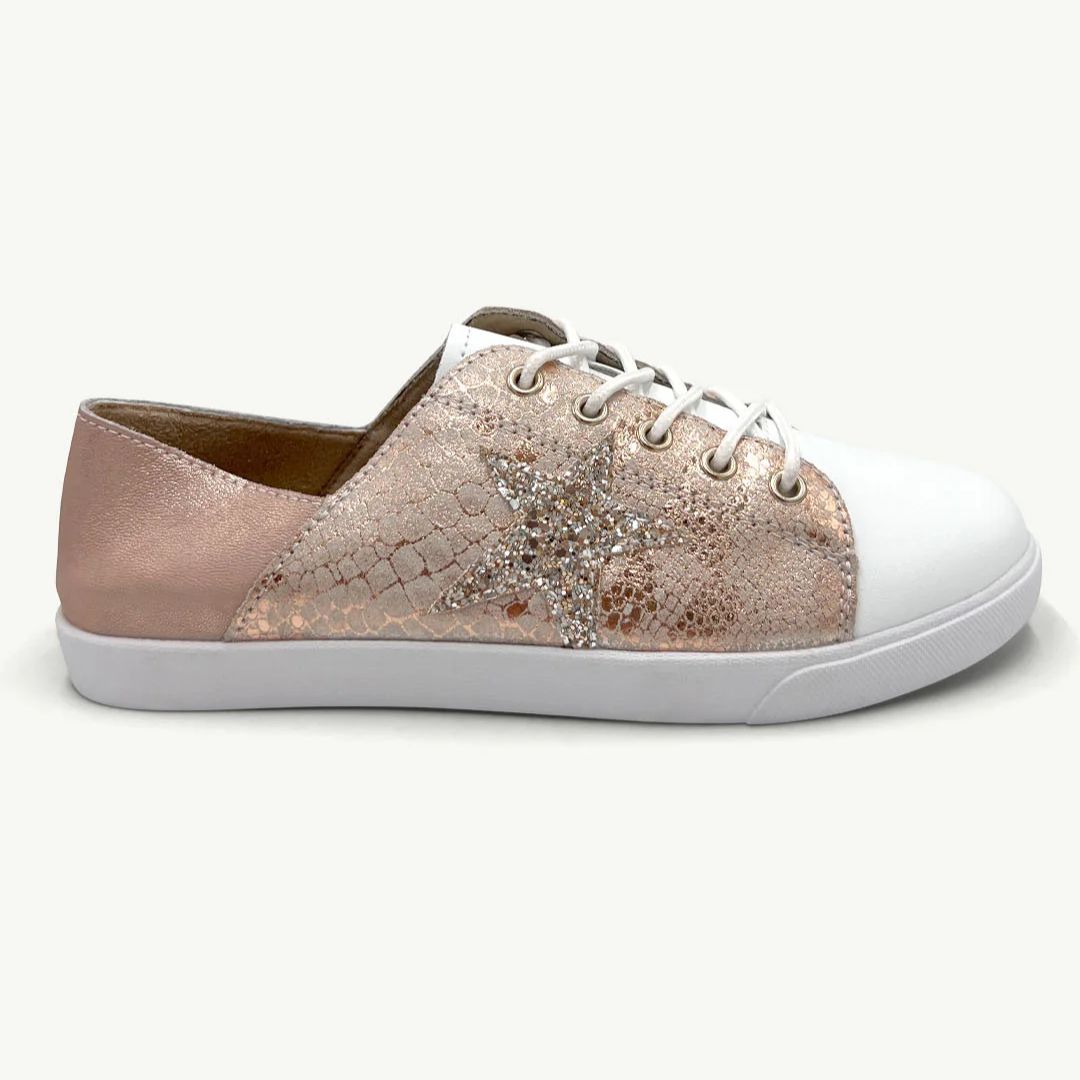 Julz Vicki White Toe & Rosegold