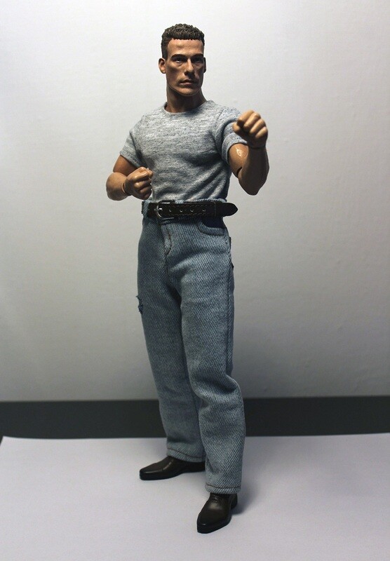 LIONHEART VAN DAMME 1/6 CUSTOM ACTION FIGURE,LEON,FINAL FIGHT,AWOL,HOT,PROP,TOYS