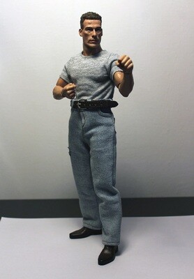LIONHEART VAN DAMME 1/6 CUSTOM ACTION FIGURE,LEON,FINAL FIGHT,AWOL,HOT,PROP,TOYS