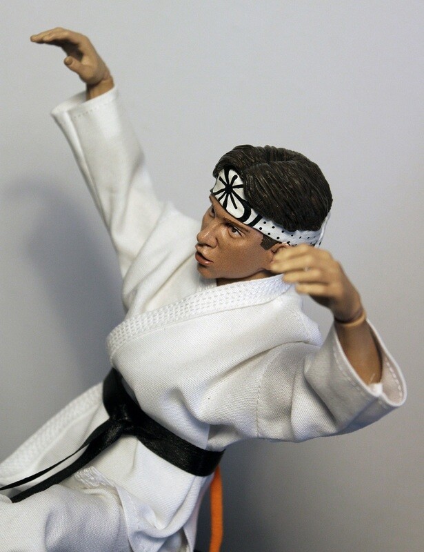 KARATE KID 1/6 ACTION FIGURE,CUSTOM TOYS,DANIEL LARUSSO,COBRA KAI,MACCHIO,HOT