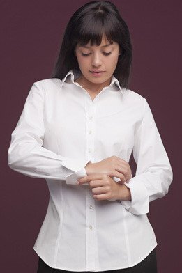 CAMISA MUJER M-L SLIM FIT BLANCO