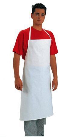 DELANTAL CON PETO BLANCO