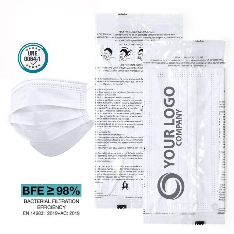 MASCARILLA HIGIENICA EQUIVALENCIA QUIRURGICA