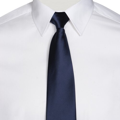 CORBATA NUDO GOMA SATEN