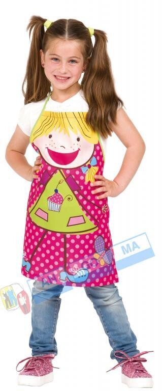 DELANTAL INFANTIL NIÑA RUBIA