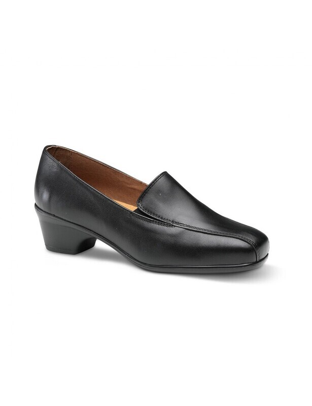 ZAPATO DE SALON MEDIO TACÓN DE PIEL FLEXIBLE