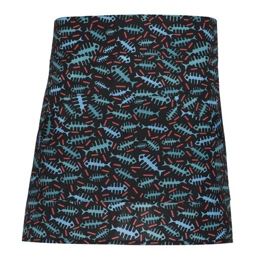 DELANTAL CORTO NEGRO FISH