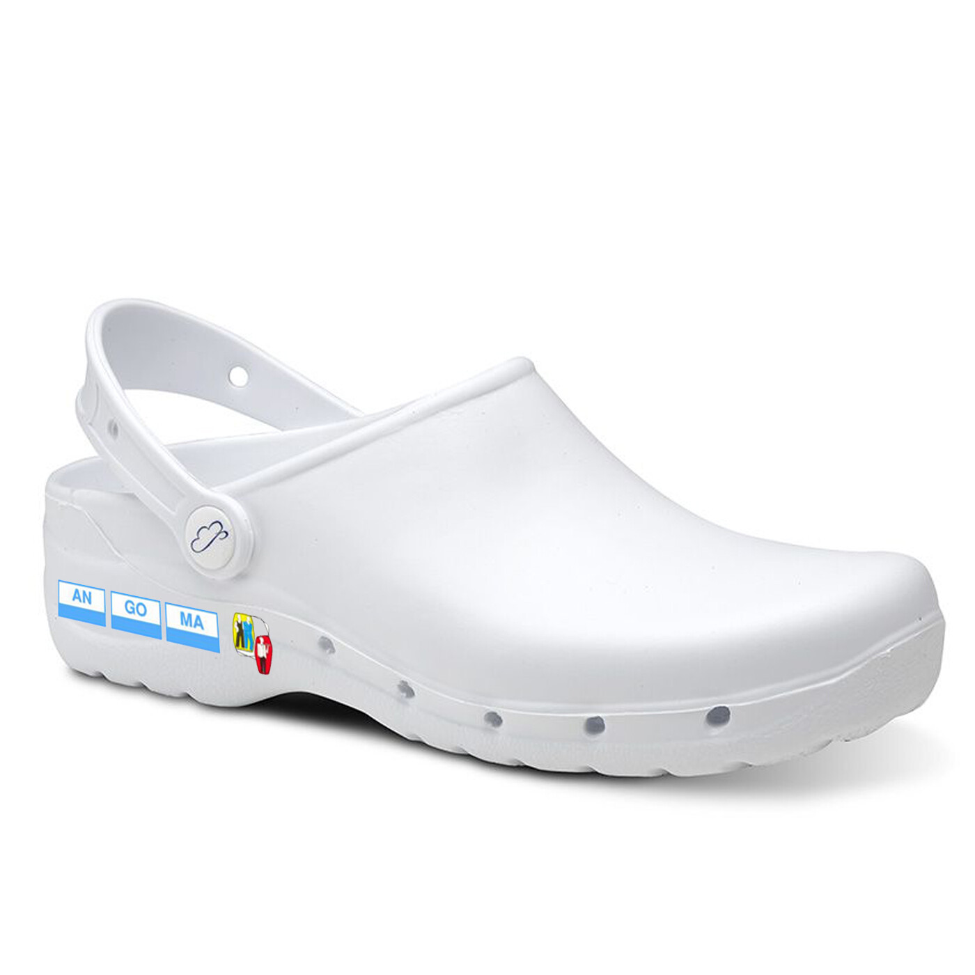 ZUECO FLOTANTE  PERSONALIZADO, COLOR: BLANCO