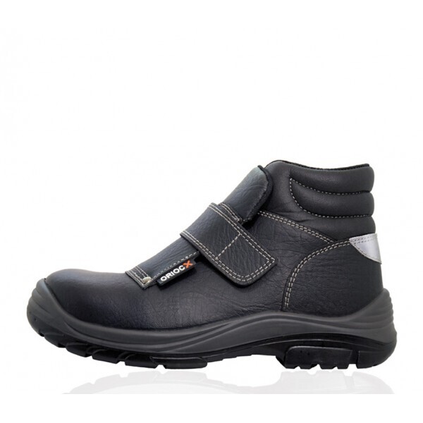 BOTA DE SEGURIDAD PIEL LISA CIERRE VELCRO S3