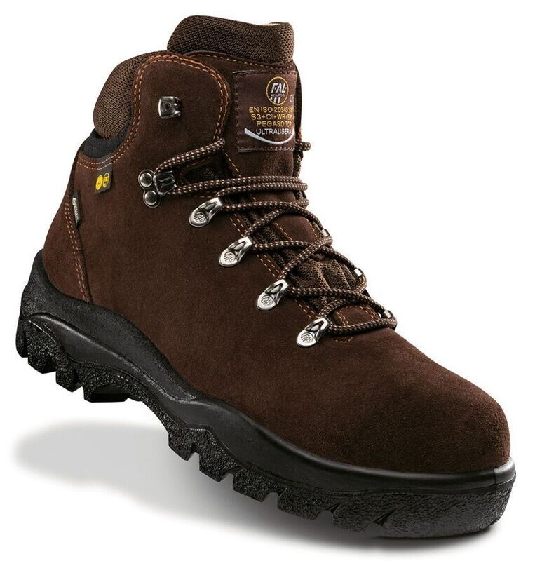 BOTA DE SEGURIDAD GORE TEX MARRON PEGASO
