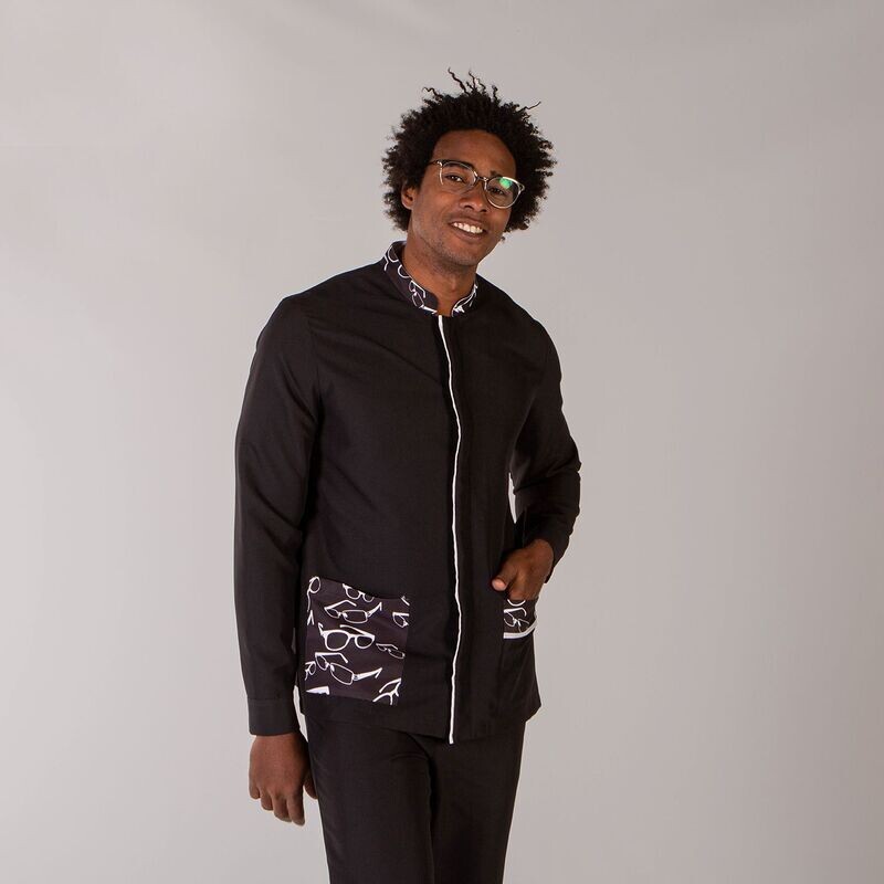 CASACA HOMBRE MICROFIBRA OPTICA FERRAN