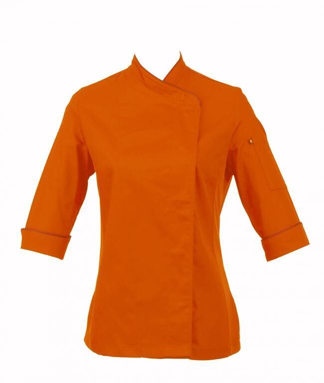 Chaqueta cocina señora VIVO Naranja