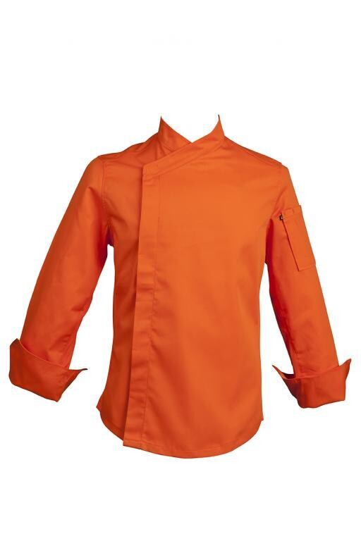 Chaqueta cocina caballero VIVO Naranja