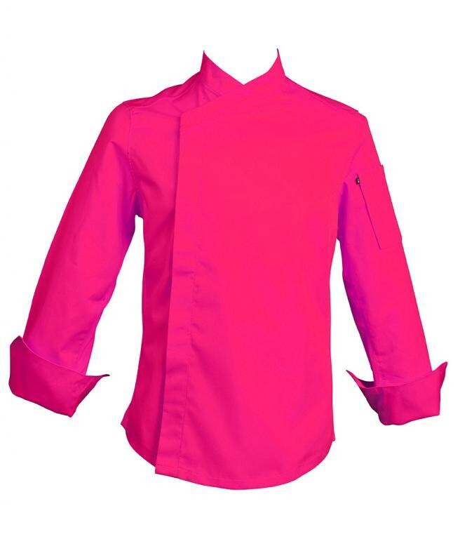 Chaqueta cocina caballero VIVO Fucsia