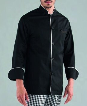CHAQUETA COCINA HOMBRE Sin cruzar VIVO