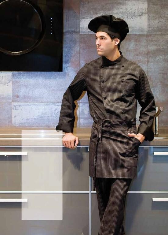 CHAQUETA COCINA CIERRES CON CHUPOS