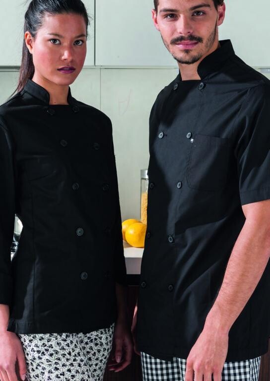 Chaqueta cocinera manga larga